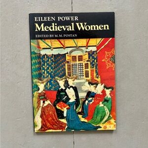 1983 Medieval Women Eileen Power Female Lady Feminist History Woodcut Nun Saint